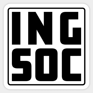 INGSOC (black) Sticker